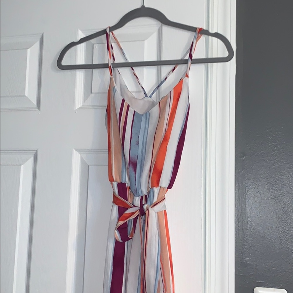 Colorful Striped Jumpsuit
